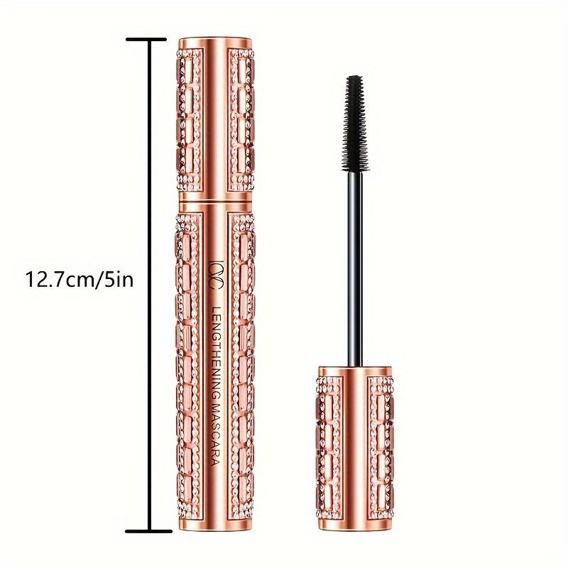 Mascara allongeant luxueux Formule longue tenue et imperméable Mascara noir Sans grumeaux Volumisant Recourbant Cils Maquillage des yeux
