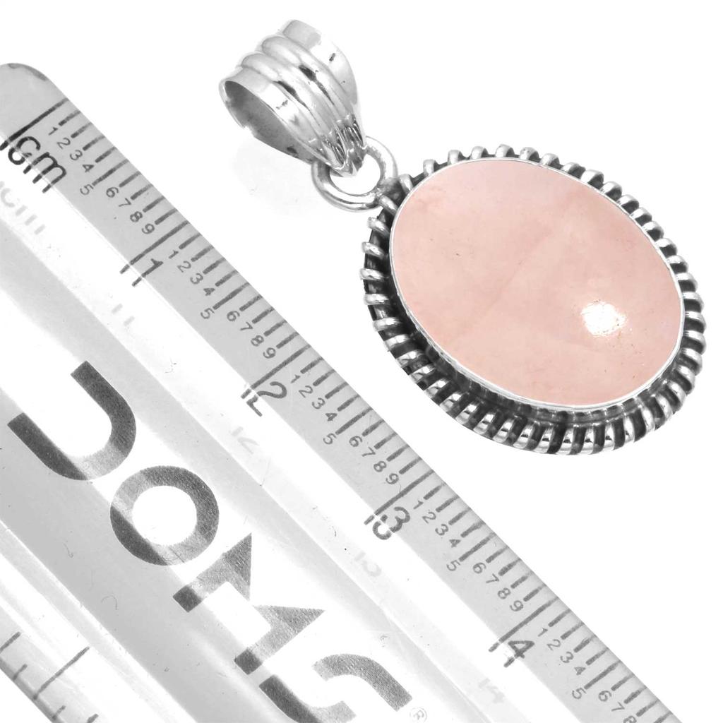 925 Sterling Silver Pendant Women Gemstone Handmade Jewelry Birthday Gift Malachite Moonstone Rose Quartz Red Stone Smoky Topaz Tiger Eye Statement