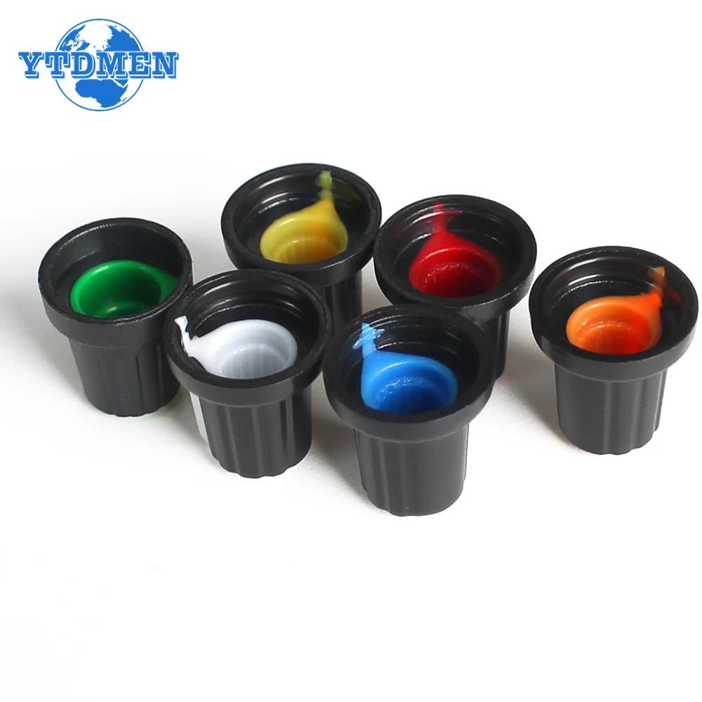 30 KS WH148 AG2 Knoflík potenciometru 15x17mm Otvor pro hřídel 6mm Knoflíky přepínače ovládání hlasitosti 5 hodnot*6 KS=30 KS