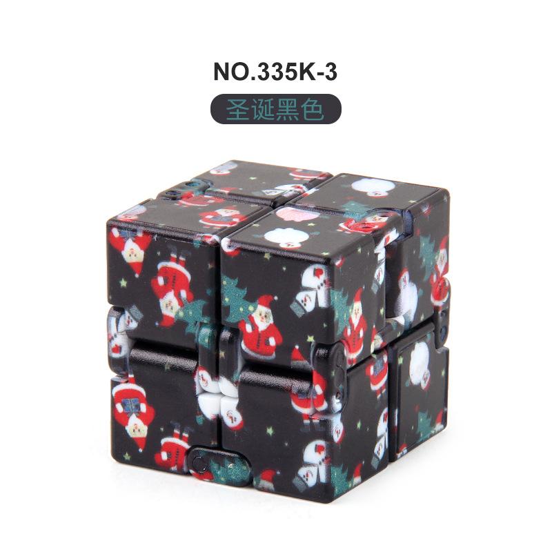 New Strange Decompression Infinite Rubik'S Cube Christmas Halloween Rubik'S Cube Toy, Pocket Flip 10 Finger Rubik'S Cube