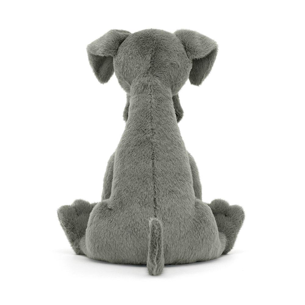 JELLYCAT Dog Series Zeus Great Dane Zeus Great Dane Grey Doll Plush Doll Sitting 27cm Height