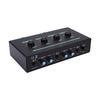 2 Channel Microphone Sound Interface Amplifier with Reverb 2 Input 48V Phantom Power Rechargeable Compact Design for