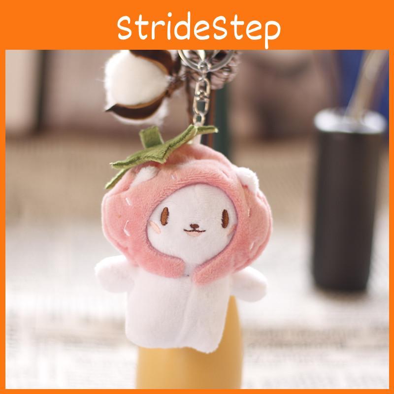 Doll Plush Cat Keychain Stuffed Toy With Pp Cotton Fill For Girl Bag Decor