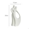 Abstract Couple Statue Lover Collectible Art Hugging Crafts Minimalist Sculpture for Office