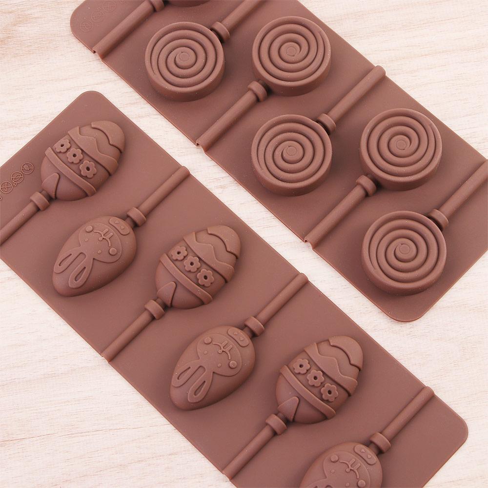 Chocolate  Soap Decorating Tools Chewing Gum Bakeware Chocolate Mould Lollipop Mold Easter Mold