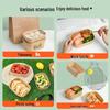 ONYLM Disposable Kraft Paper Rectangular Lunch Box Set