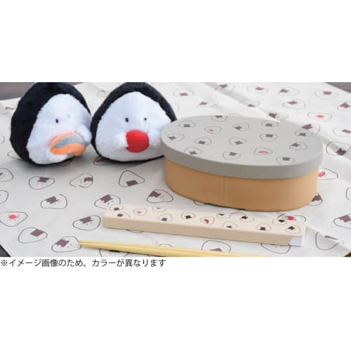 Ippinsha Gyutto Onigiri-san Nori Onigiri-san Chopsticks, 18cm, Antibacterial Coating, Made In Japan, Gray, Gift Item 47129