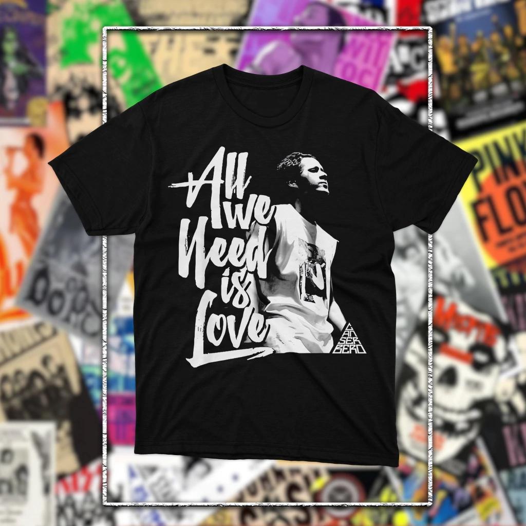 

Canserbero All We Need is Love graphic Vintage Unisex T Shirt Unisex Cotton Short Sleeve Y2k Oversized Streetwear Tee Women Tops 4XL