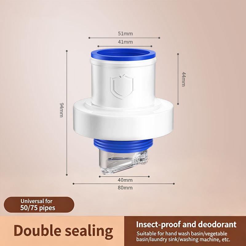 

Sealing Ring Cap For Kitchen Sink Drain Pipe To Prevent Backflow And Unwanted Scents Compatible
