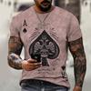 2024 Summer European and American New T-shirts Fun 3D Printed Men's and Women's Round Neck T-shirts Street Trend