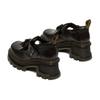 Dr. Martens Leather Fashion Chunky Heel Metal Buckle Casual Shoes Women Shoes Black 31494001