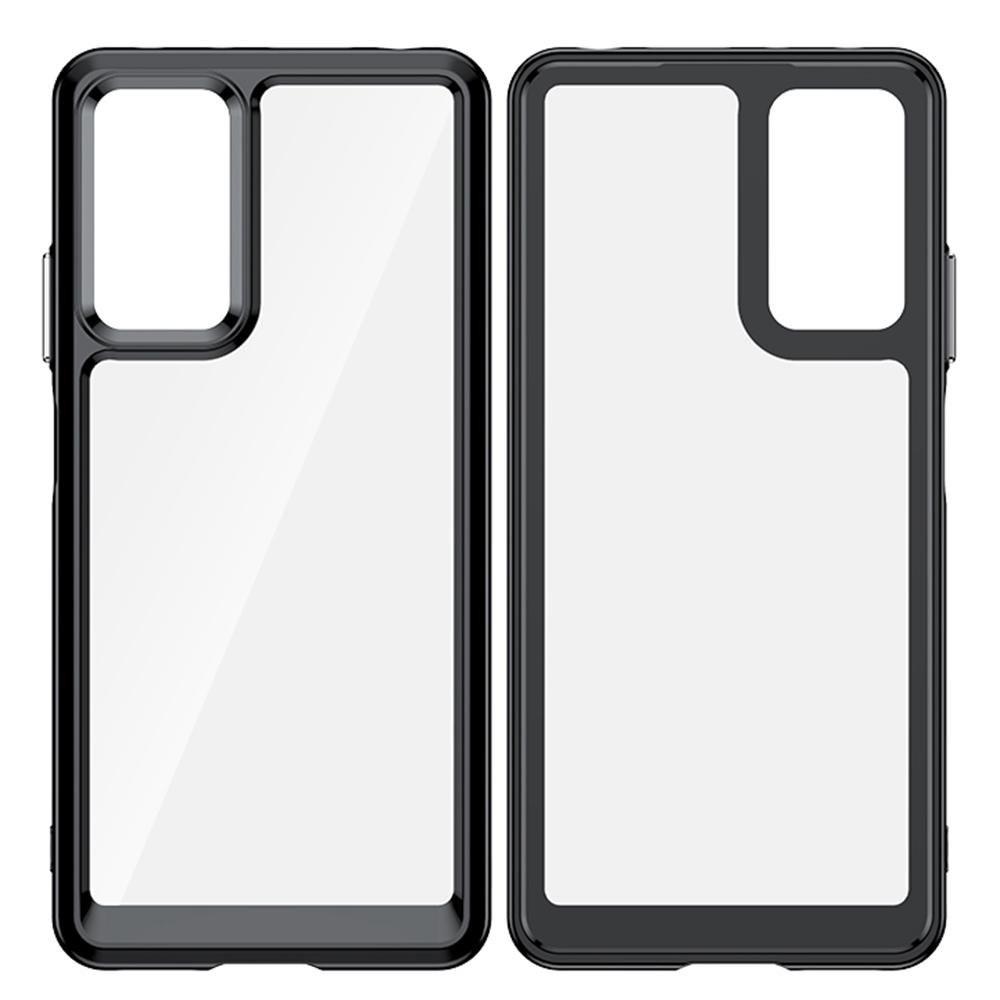 

For Xiaomi Redmi Note 11 Pro 4G (Mediatek)/11 Pro 5G (Qualcomm)/11 Pro+ 5G (India)/12 Pro 4G Case PC TPU Acrylic Phone Cover Baby Blue