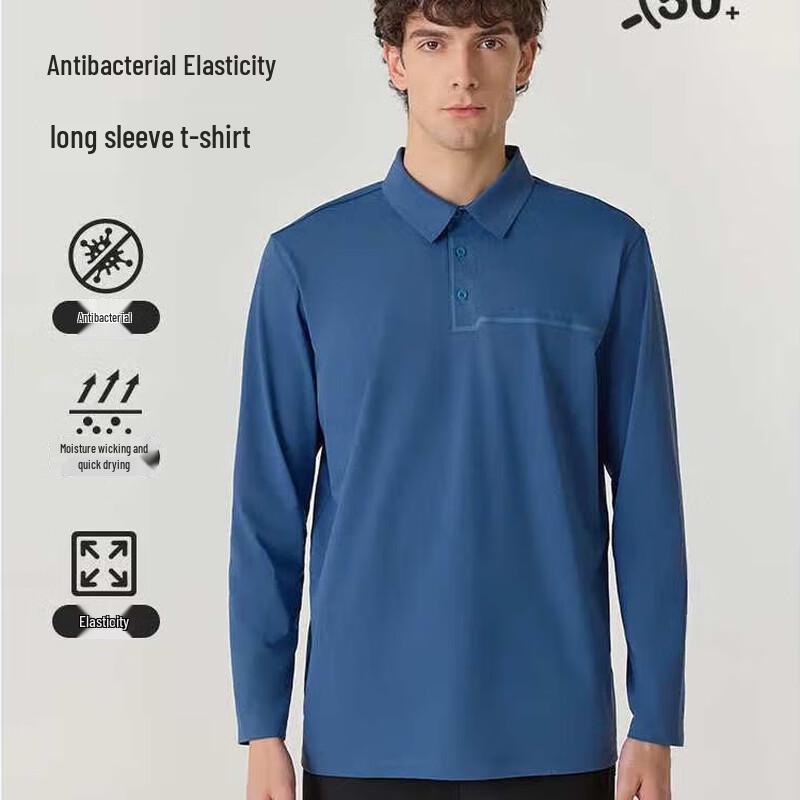 NORTHLAND Men s Peak Lapel Long-Sleeve T-Shirt 170/88A