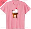 Miftees Pi Day Tees Chicken Pot Pi TShirt Unisex  Breathable and Comfortable Cotton Printed Vintage T Shirt  Camisas