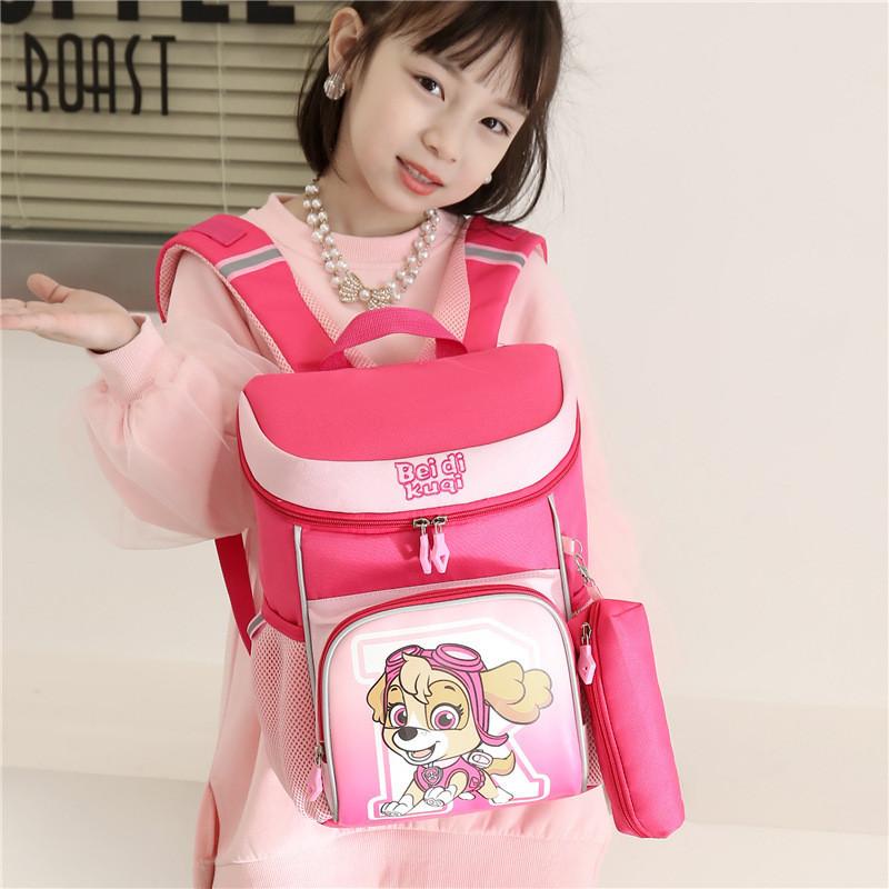 Adorable Nylon Canvas Cartoon Kids Backpack For Boys And Girls School Bag In Fun Colors