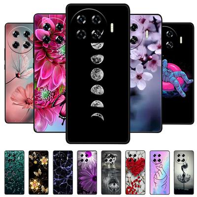 Para Tecno Spark 20 Pro Plus Capa Preta Leão Lobo Silicone Macio Capas Traseiras Para Spark 20 Pro+ Capa de Telefone Concha Protetora