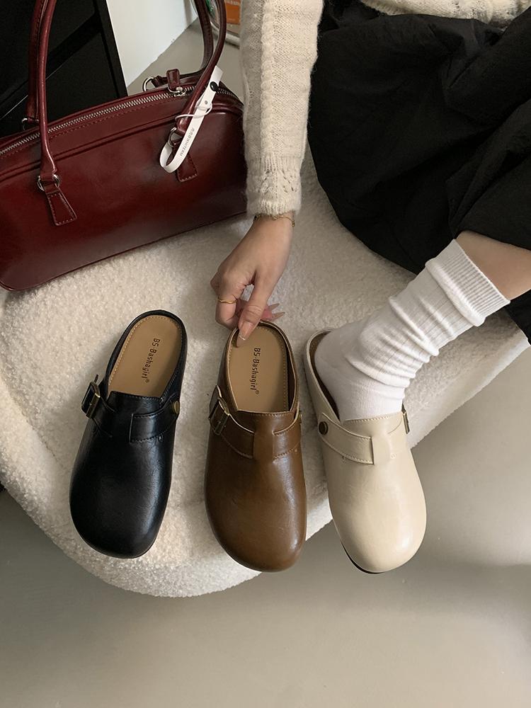 Women Durable Comfortable Women Outdoor Sandals Spring Summer Slip On Flat Beach Slides Daily Shoes Zapatos Mujer INS Hot Sale