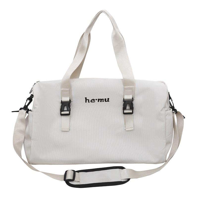 Large-capacity sports fitness bag Couple short-distance portable oblique span travel bag Household storage Hand luggage bag