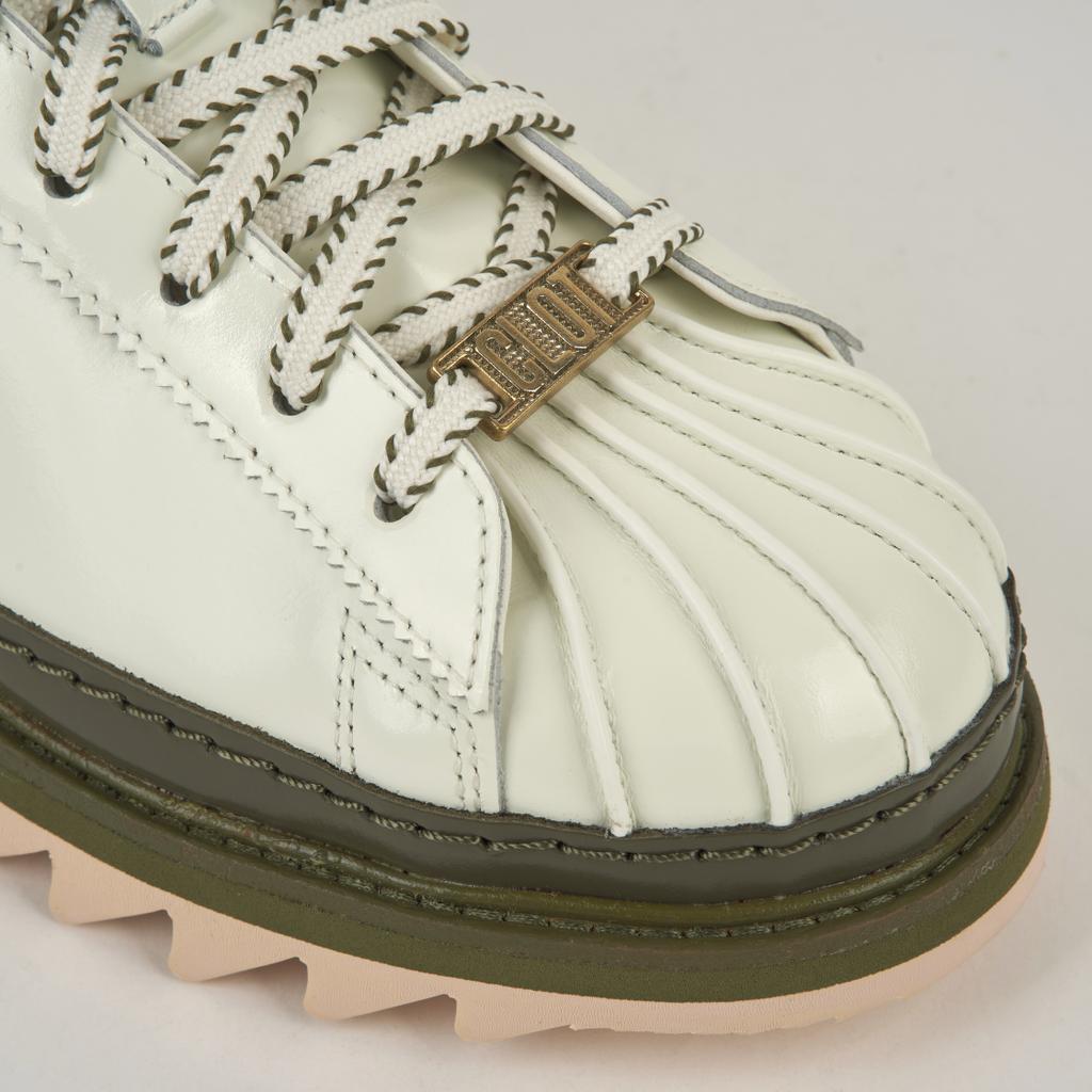 CLOT X BAPE X Adidas Superstar Off White Olive Cargo Unisex Sneakers Branch KJ1473