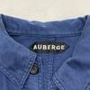 AUBERGE Indigo cotton linen patchwork coverall jacket Jacket 42 NavyUsed