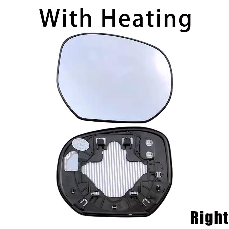 For Honda Odyssey 2014- Car Accessories Outer Rearview Mirrors Glass Side Mirror Lens With Heated Blue Lens