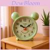 Kids Cartoon Bedside Alarm Clock With Analog And Digital Display For Childrens Room Decor