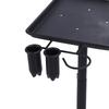 Aluminium Hair Salon Instrument Tray Adjustable Height Trolley Beauty Tools