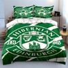 Hibernian FC Green Bedding Set Bedding Duvet Cover Set Duvet Cover Pillowcases (1 * Duvet Cover 2 * Pillowcases, Without Duvet Insert)