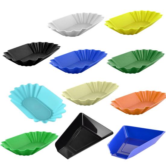 Snack Serving Display Tray Reusable Stable Large Capacity Coffee Bean Sample Cupping Tray for Dining Room