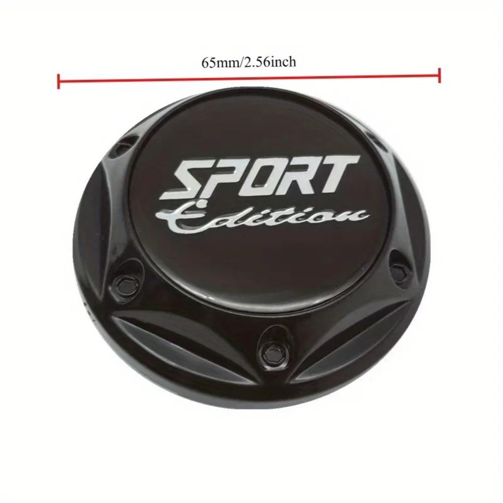 4pcs Wheel Hub Center Caps 65mm Diameter Durable Car Tire Center Badge Covers for All Vehicle Models Vehicle Modification