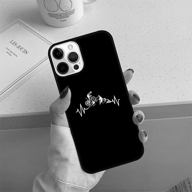 Ride Mountain Bike Bicycle Art Phone Case For iPhone 17 Air 13 12 14 15 16 Cover For Apple Pro Max 6S Plus