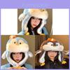 Penguin Plush Earflap Hat For Women And Men Winter Warmth And Comfort