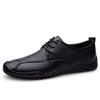 Italienische Marke Herren Echtleder Schuhe Massage Sohlen Pendeln Täglich Fahrschuhe Rutschfest Herren Business Casual Schuhe