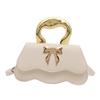 Trendy Bowknot Handbag Chic Small Square Crossbody Bag In Stylish Colors