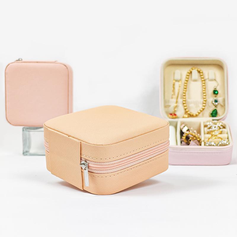 Portable Jewelry Box European Princess Travel Korean Hand Jewelry Jewelry Bag Earrings Ring Small Storage Box
