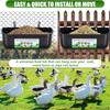 The Automatically Feeds Chickens, Ducks, Geese And Goats Large Capacity Hanging Fence Feed Trough Feeding Trough
