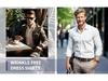 Seamless High Elasticity Four-Way Stretch Wrinkle-Free Men's European Size Shirt