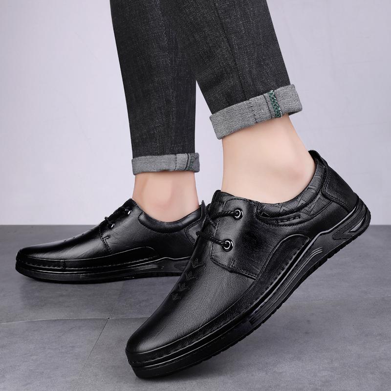 Модные кожаные туфли — фото 7