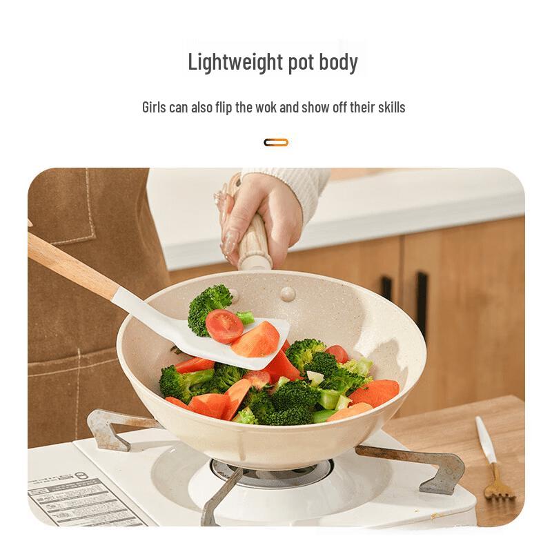 Sanjiaolong Maifan Stone Non-Stick Wok