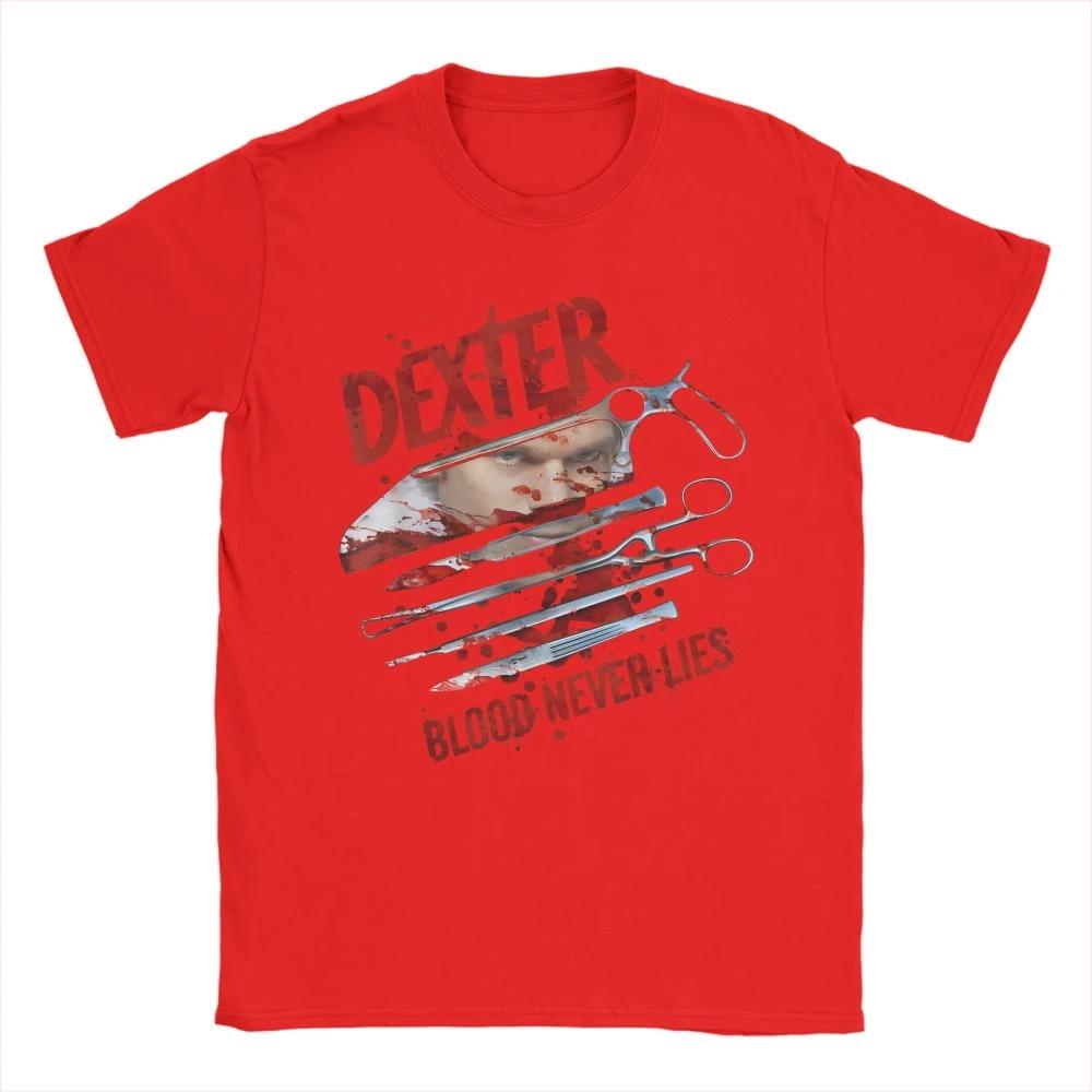 Dexter Dexter Morgan Theme TShirt Mens Fun Horror 100 Cotton Crew Neck Short Sleeve Plus Size Apparel Women And Men Tshirts