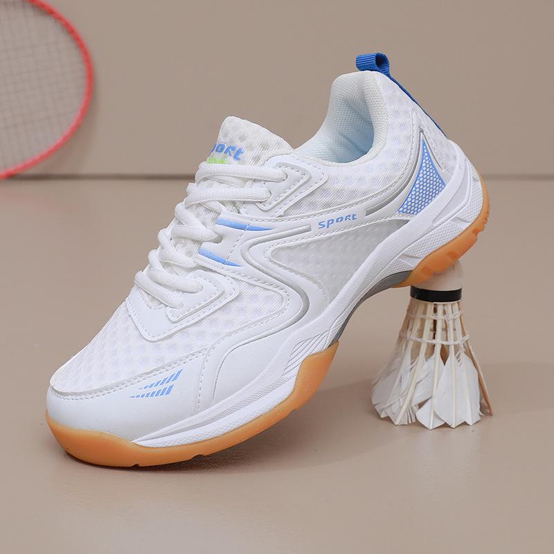 Summer Breathable Badminton & Tennis Shoes for Men & Women – Professional Training with Rubber Sole