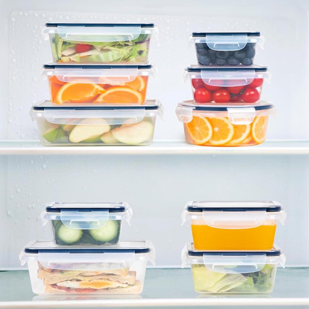 

16Pcs/Set Airtight Food Storage Containers Kitchen Cabinet PP Jars with Lid (BPA-Free,FDA/LFGB/FCM Certified) Type A