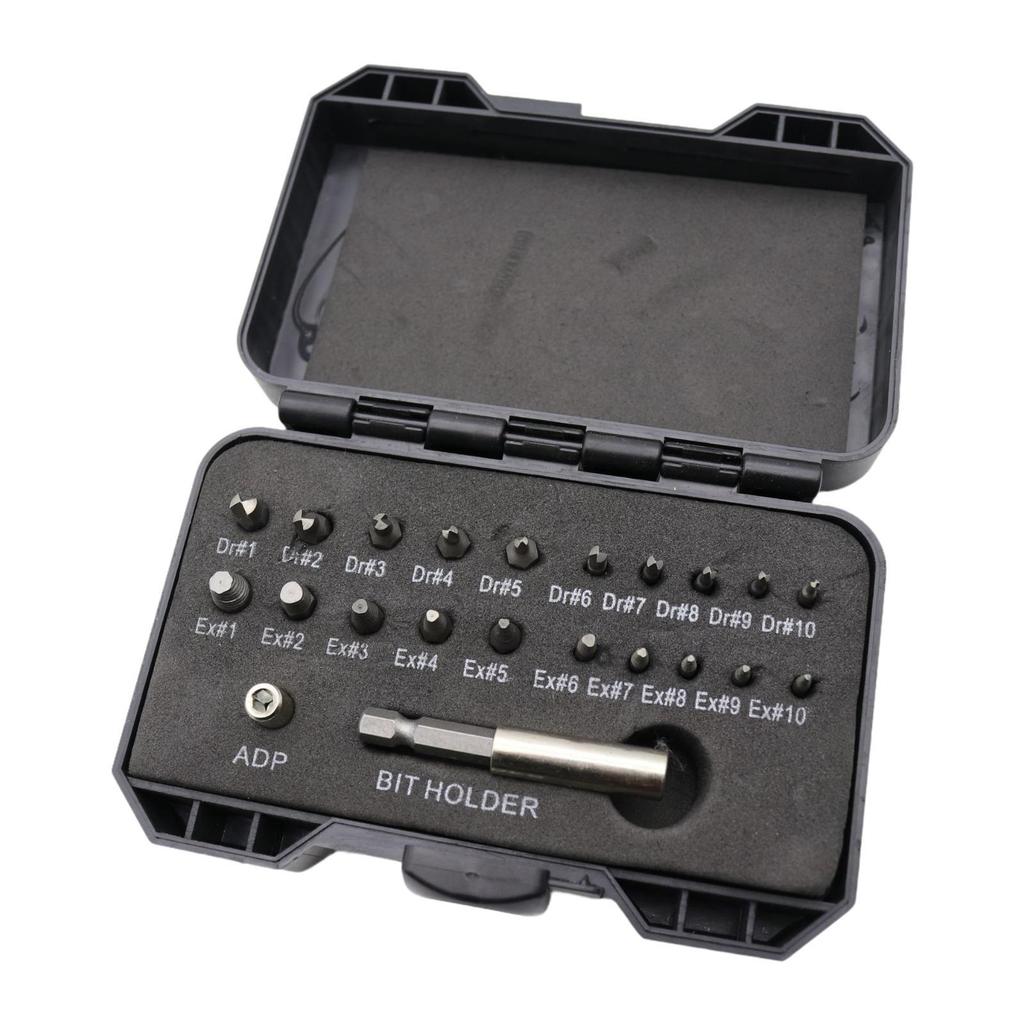 22Pcs Damaged Screw Extractor Set, Studs Removal Tools, Easy Out Stripped Screw