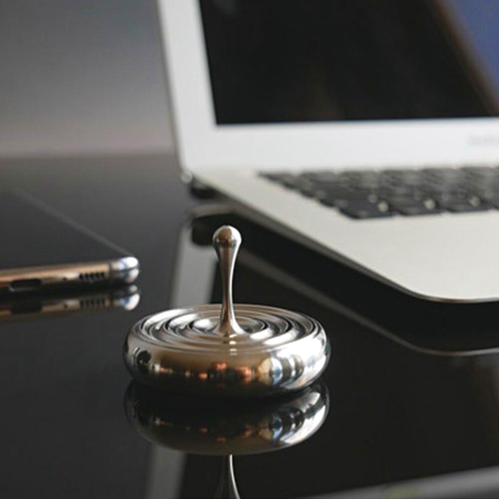 Metal Top Fun Toy Decompression Toy Waterdrop Desk Toys Gift for Kids and Adults