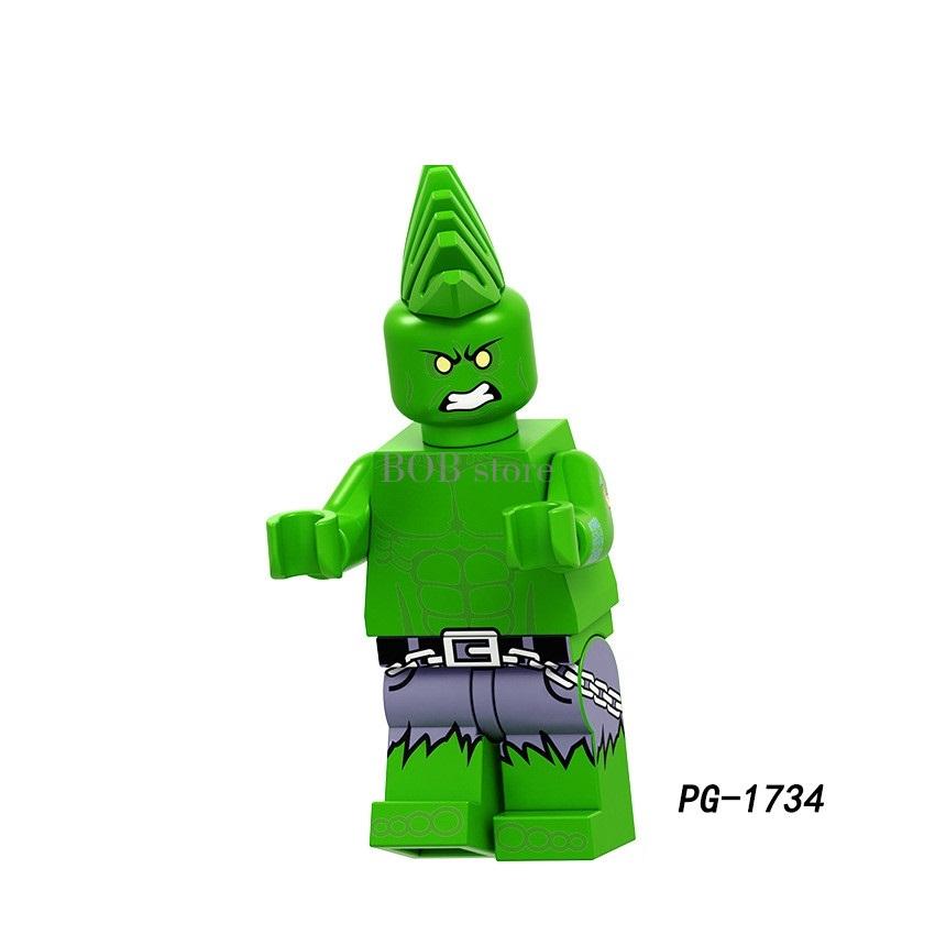 Minifigures Superhero Building Blocks Figurine Hulk Spider-Woman Toy