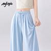 MJ STYLE Women's Relaxed High-Waist Wide-Leg Pants