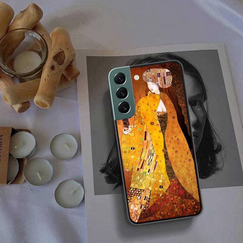 Kiss by Gustav Klimt Desig Phone Case For Samsung A16 A26 A36 A56 Galaxy A02S A12 A52S A13 A23 A33 A53 A54 A34 A24 A14 A22 A32 A