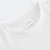 Men's Basic Waffle Knit Tee Short Sleeve Crew Neck Shirt
