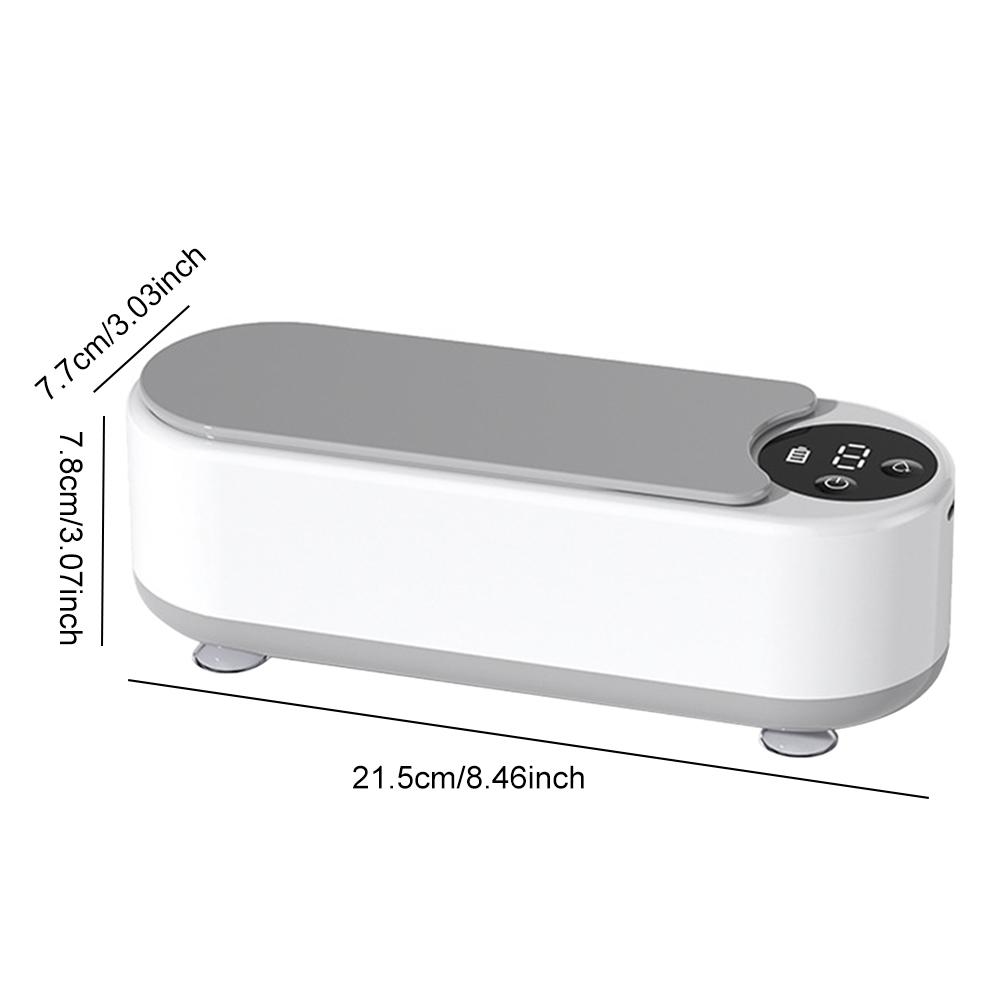 

Ultrasonic Electric Cleaner Machine One-Touch Operation 3-Speeds Timing High Frequency Vibration Cleaner for Watches Glass Rings