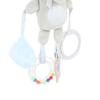 Baby Krippe Hängende Rasseln Spielzeug Cartoon Elefant Beißring Clip On Kinderwagen Spielzeug Weich für Säugling Grau